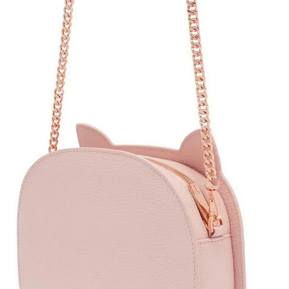 NWT Ted Baker Cat Leather Crossbody Bag